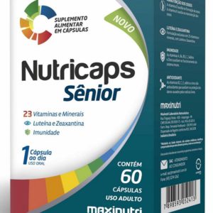 Nutricaps Sênior Multivitamínico 60 cápsulas – Maxinutri