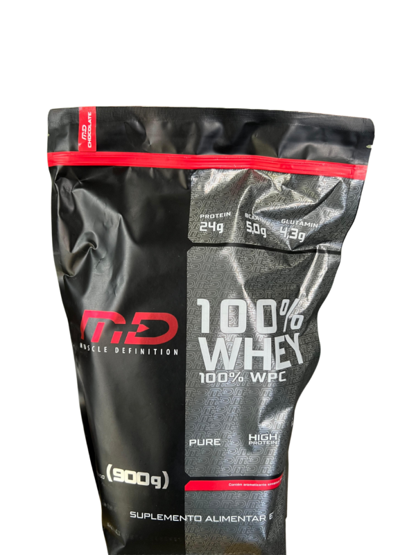 100% WHEY REFIL - 900G - MD MUSCLE DEFINITION