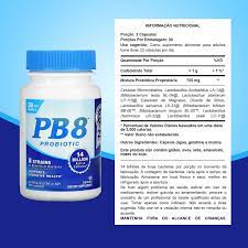 Probiótico Importado PB8 120 caps Gnc